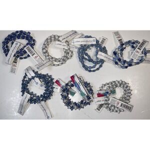 NWT Lot 28 Disney Frozen Olaf Snowflakes TRRTLZ Friendship Bracelets Blue White